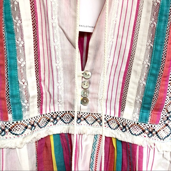 💠 dRA Los Angeles Multi Stripe Blouse - Picture 7 of 11